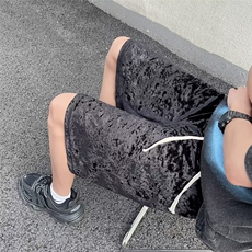 短裤男夏季潮流港风薄款韩版运动篮球五分裤宽松休闲沙滩裤，男装休闲裤，星座716-4