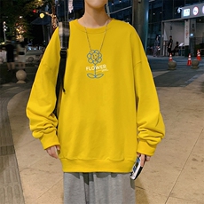 S6274-P28秋季圆领卫衣男大码韩版宽松长袖外套，男装卫衣，电商A040