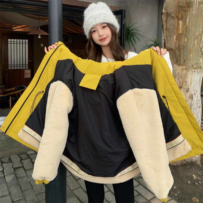 新款主推派克冲锋衣保暖外套2670-P265-K388,女装短外套,2C129