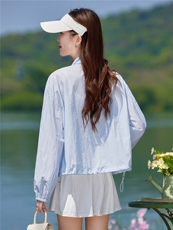 现货2026春夏秋新款宽松型休闲时尚透气夏季女士薄外套短外套，女装防晒衣，靓衣阁