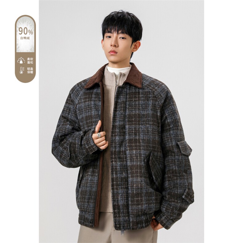 2025 冬季新款 港风无影大码90%白鸭绒羽绒服M-3XL G9902-特P220图片