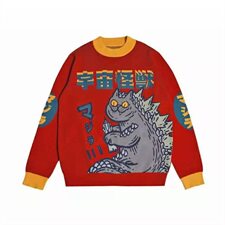 韩版复古加厚宽松情侣ins半高领毛衣针织衫男女T008-P80，男装针织衫/毛衣，星座1501
