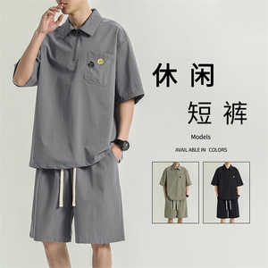 短袖t恤薄款2026新款青少年男生休闲运动套装TZ22-特批-70图片