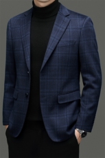 CK5777钱塘2020-2商务休闲简约冬季厚款中年男士毛呢外套P370，男装毛呢大衣，钱塘207-2