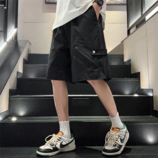夏季新款工装短裤男潮牌ins休闲裤宽松大码中裤五分裤D0602-P46，男装牛仔裤，星座308B-2