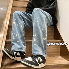 D232A-CN02-P50控68转化率超高喷墨直筒休闲牛仔裤，男装牛仔裤，电商D232A