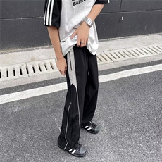 休闲裤男士韩版潮流高街帅百搭2024夏季新款ins拼色长裤K5390-P40，男装休闲裤，星座412-2
