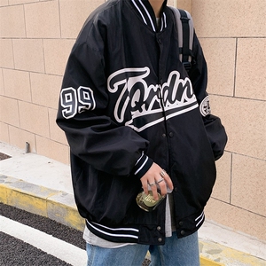 夹克男春秋季宽松ins高街棒球服街头嘻哈宽松情侣外套JK630-P65图片