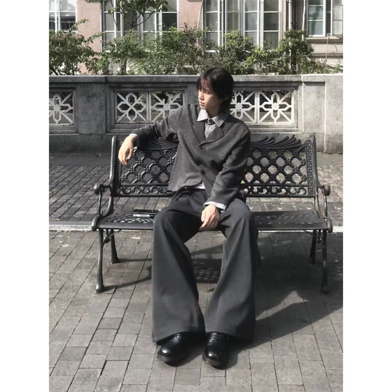 1506/Q91050/P68冬季韩系复古领针织衫宽松保暖休闲男女毛衣,男装针织衫/毛衣,星座1506