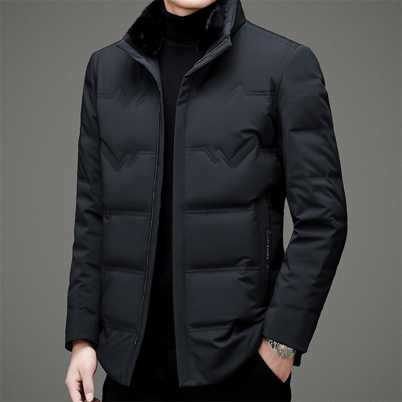 CSYR8819钱塘2020-2冬季厚款商务休闲新款中年男士羽绒服P350,男装羽绒服,钱塘207-2