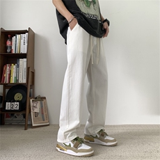 牛仔裤男夏季薄款美式高街水洗宽松直筒休闲裤A080-9291-P35控68，男装牛仔裤，电商A080