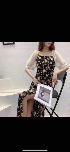 夏季新款碎花连衣裙，女装连衣裙，秀丽一生