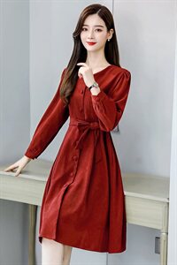 独特漂亮红色风衣外套女春2025超火好看气质高级感长款大衣图片