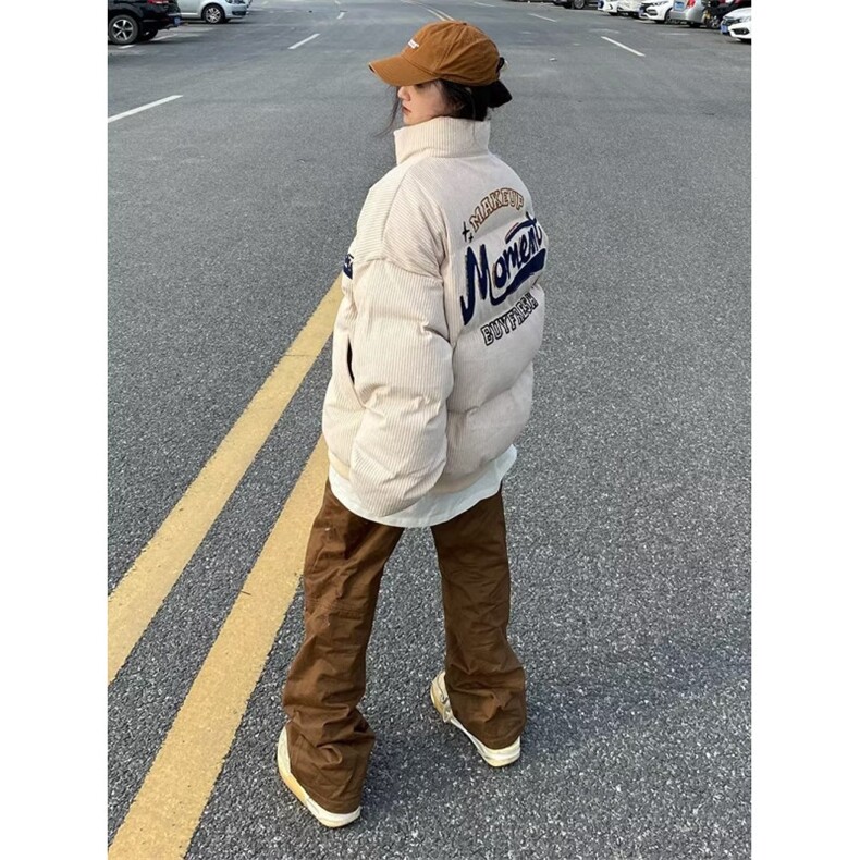 棉服男款秋冬外套男美式夹克男装新款上衣服冬装潮牌TT8055P80,男装夹克,星座1013-5
