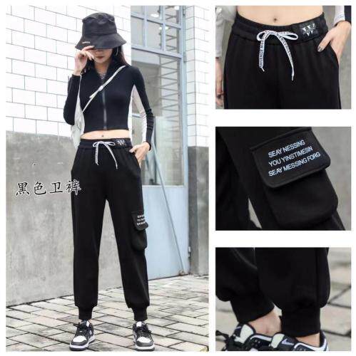 火爆口袋卫裤，女装休闲裤，菲库feiku