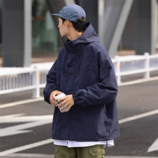 秋季美式夹克男宽松大码连帽休闲男装外套上衣潮A266-JK9116-P80，男装夹克，电商A266