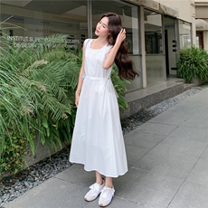 现货·2026夏装新款全棉时尚透气精致收腰女气质连衣裙，女装连衣裙，木子恋