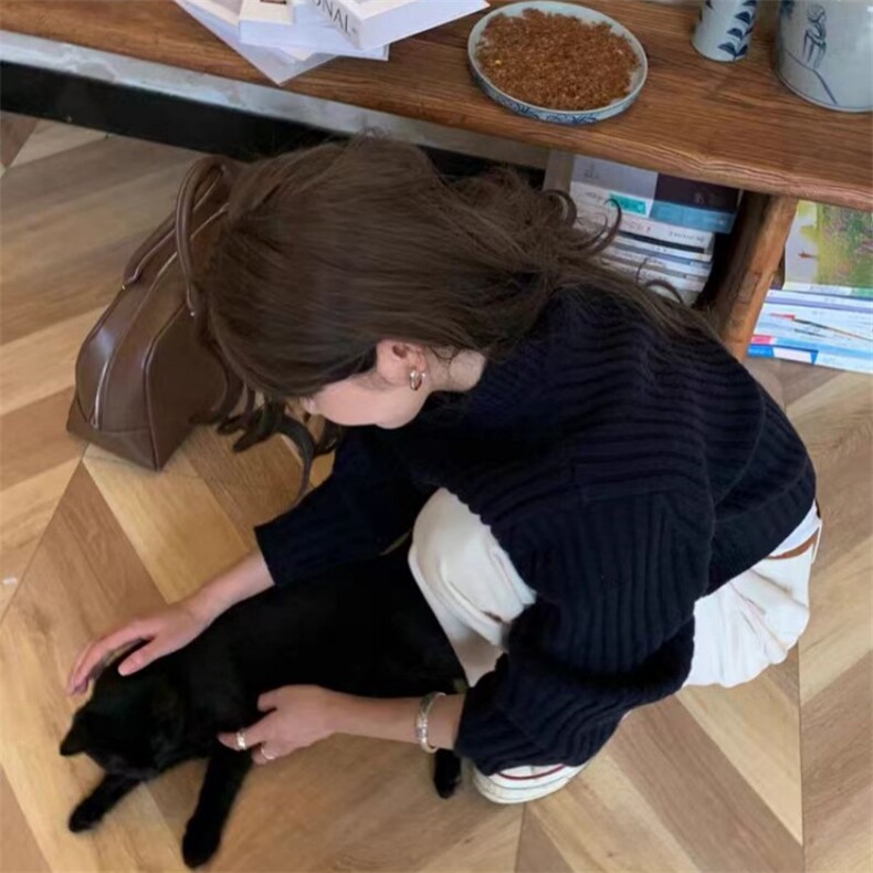 时尚百搭纯色宽松显瘦女士羊毛衫羊毛,女装羊毛衫,旭驰羊绒
