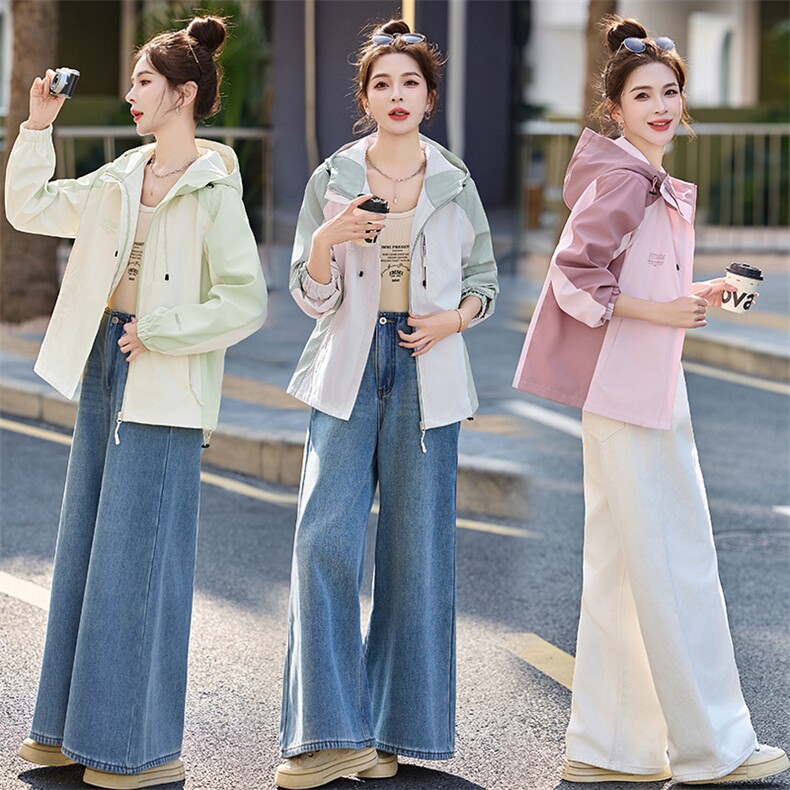 2026年带帽子时尚潮流春季，女装风衣，涵亦佰惠