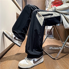 XZ616夏季撞色拼接拉链防水速干软壳冲锋裤TY1030P35控68，男装休闲裤，星座512A（原616）