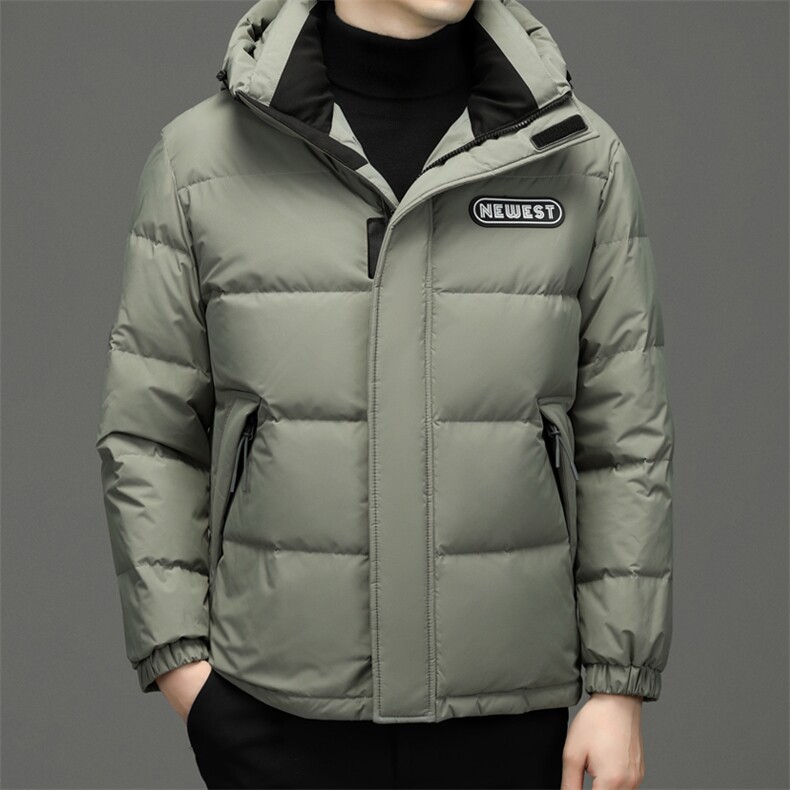 CDY7778钱塘2020-2中年男士时尚休闲连帽羽绒服外套量大价优P268图片