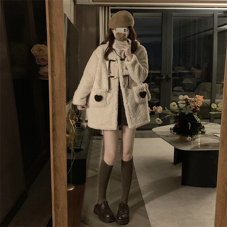 C901-P130加绒毛毛衣外套秋冬款新款洋气加厚中长款羊羔毛大衣,男装针织衫/毛衣,星座911-2(原星座613-2）