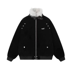 有货DMS594-特批108抖音天猫高质量毛领座山雕棉服图片