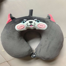 龙华毛绒玩具 哈士奇颈枕