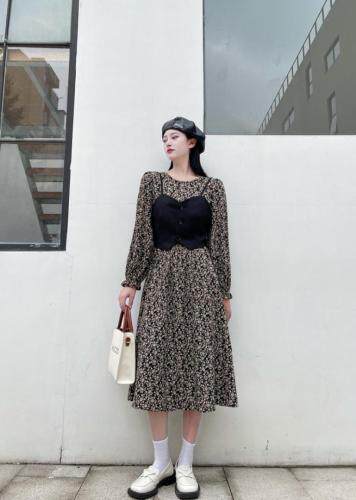 连衣裙黑色，女装连衣裙，QIANCHEN 谦晨