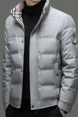 BJY15320钱塘2020-2冬季厚款时尚休闲立领中年男士羽绒服P195，男装羽绒服，钱塘207-2