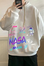 纯棉连帽卫衣男大码运动帽衫宽松薄WY2186-P35加绒款-P40NASA，男装卫衣，电商A040