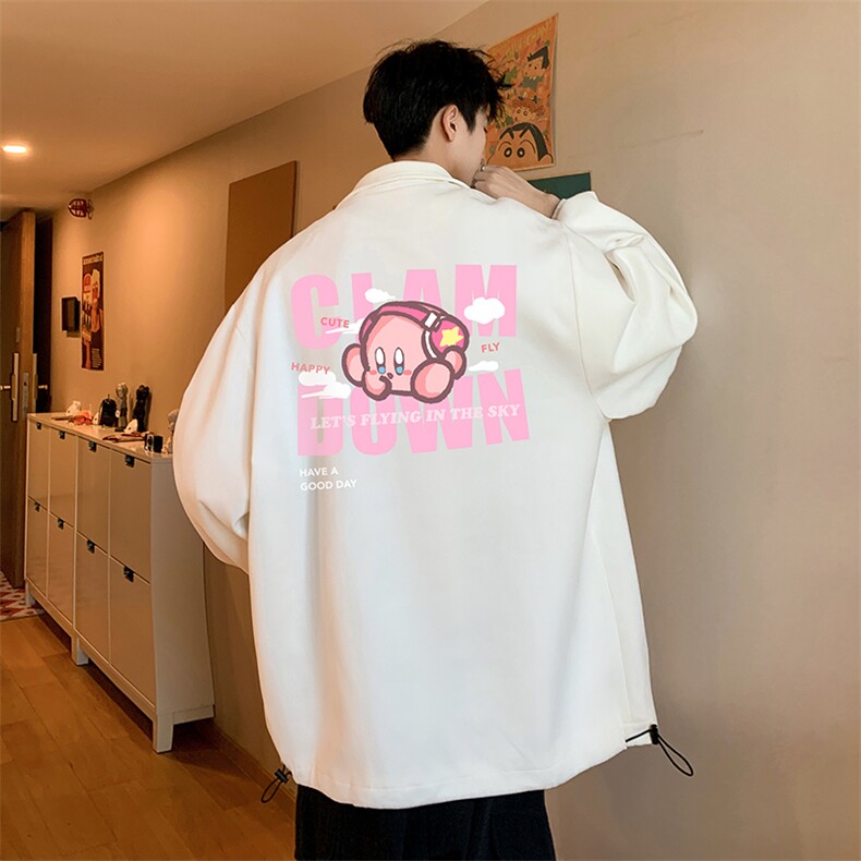 麂皮绒夹克男大码立领褂子外套JK85318-P68加绒款-P78,男装夹克,电商A040