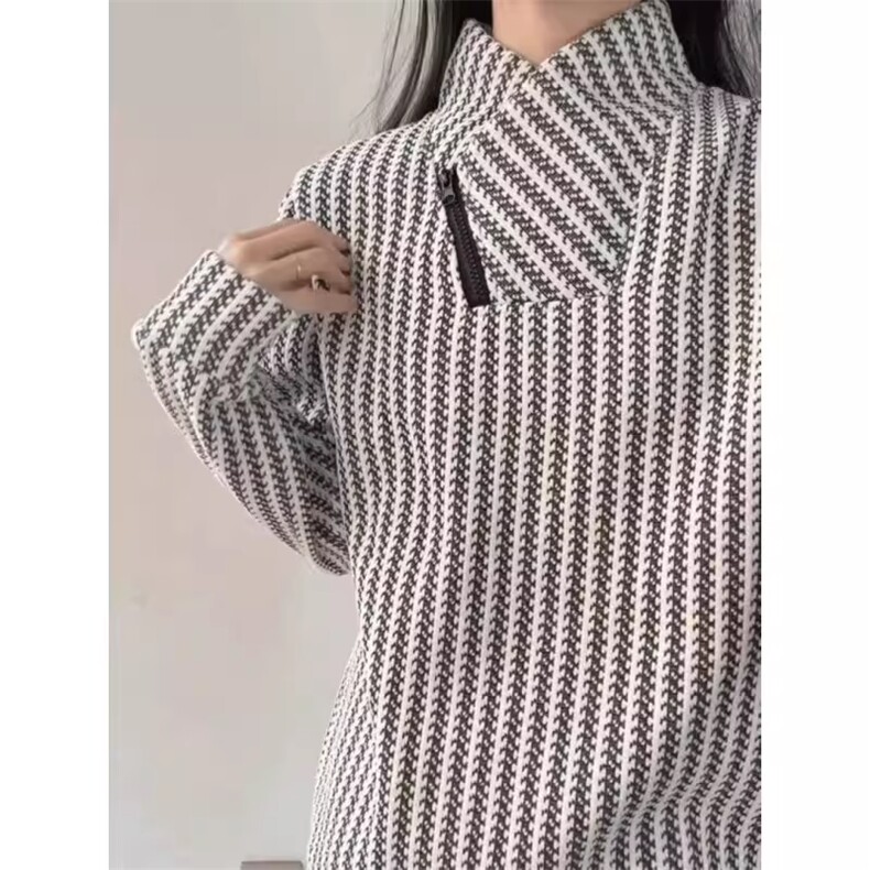 美式斜拉链鱼骨纹卫衣加绒加厚打底T恤*CK93*P23加绒28，男装T恤，星座511-1