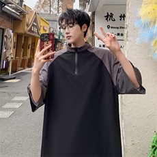 短袖男夏季新款港风宽松体恤上衣T8218-32，男装T恤，星座214-3