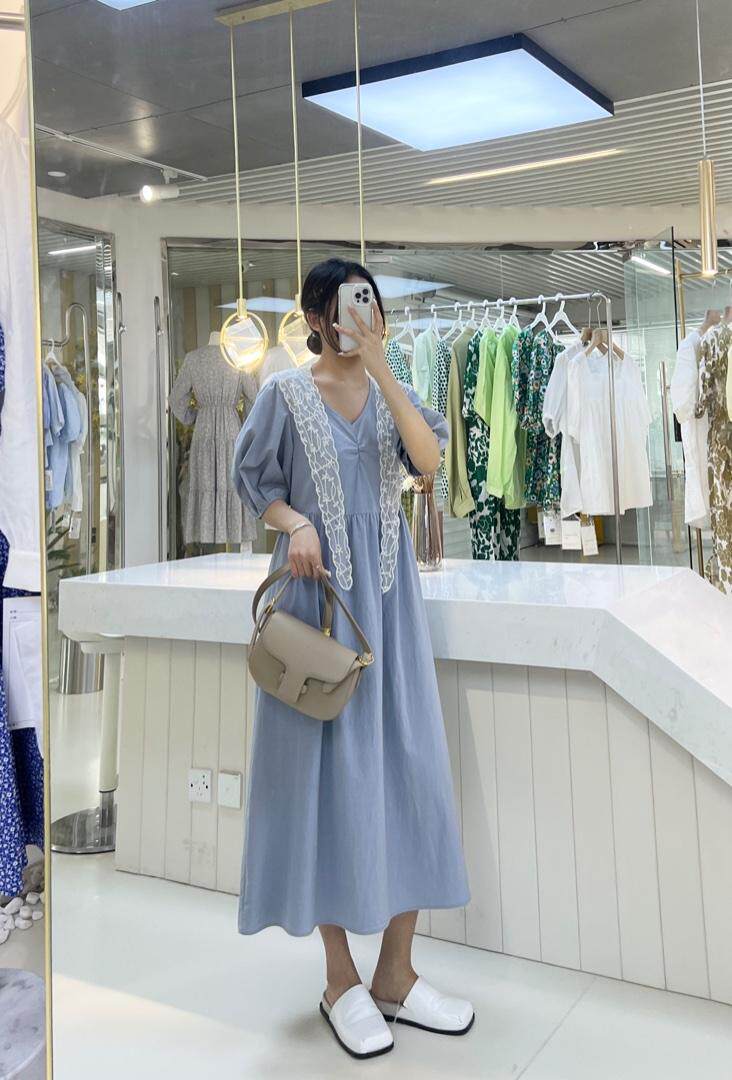 2022年百搭时尚披肩连衣裙，女装连衣裙，QIANCHEN 谦晨