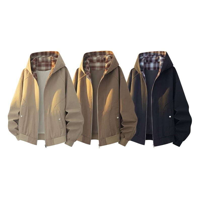 美式重磅高品质夹克假两件开衫外套SY8822特P75控158大码4-8XL+5,男装夹克,星座610B-1