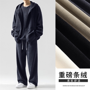 秋冬美式套装男生外套衣服潮流帅气宽松潮牌三件套-SJT860特批167图片
