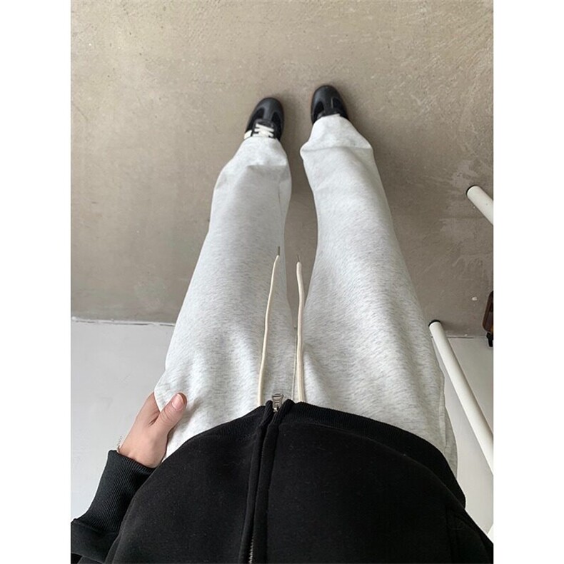 美式微喇休闲裤男港风垂感修身阔腿裤高街潮拖地长裤子K6070-P28,男装休闲裤,星座412-2