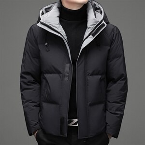 冬季新款中年男连帽羽绒服男爸爸冬装休闲款外套YL8820122-P260图片