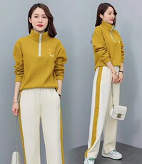 品牌卫衣运动套装女2025新款春秋款洋气妈妈休闲减龄两件套，女装套装/套裙，凝聚力