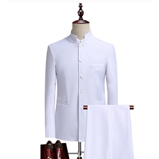 T2Z8613P125中式演出西服套装礼服男士青年立领中山装修身男服装，男装西服，星座510A-2