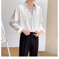 1506/QC080/P31秋季轻熟风简约男士百搭免烫内搭衬衣休闲打底衫，男装T恤，星座1506