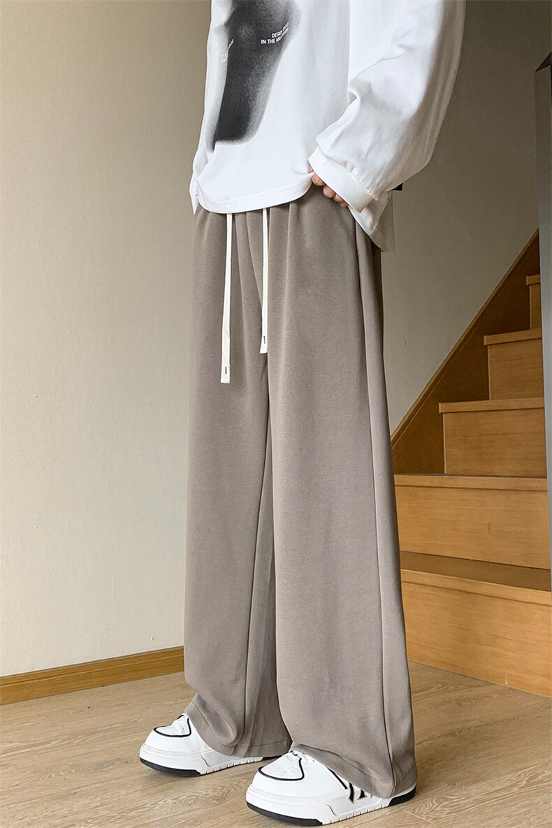 8XL-M特大码运动裤秋季宽松运动裤阔腿拖地裤休闲情侣裤K934P40,男装休闲裤,电商D206-1