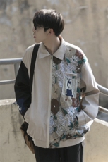 1CityBoy刺绣拼接夹克女大码情侣夹克男潮外套男JK7711P75控108，男装夹克，星座226-2