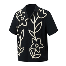 春夏休闲百搭绳绣花式工艺短袖衬衫XZ402-2-CS91批55(S-XL),男装T恤,星座402-2, 春夏休闲百搭绳绣花式工艺短袖衬衫XZ402-2-CS91批55(S-XL),男装T恤,星座402-2,