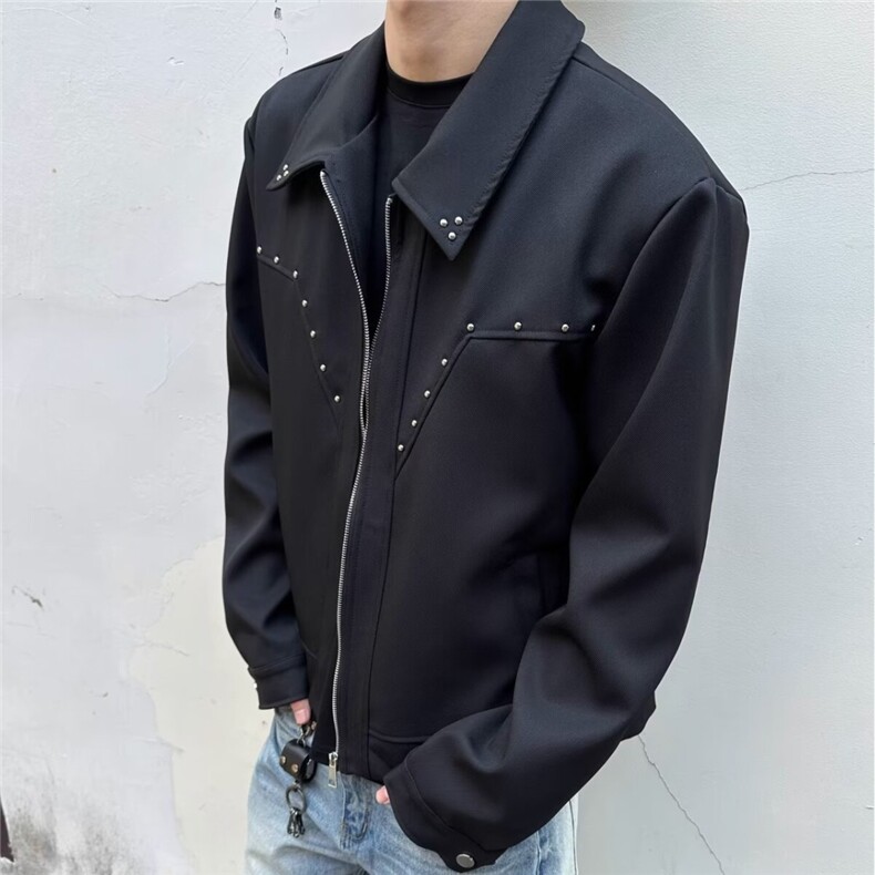 9220-P682025潮牌小众简约伐木工工装夹克,男装夹克,电商B323A