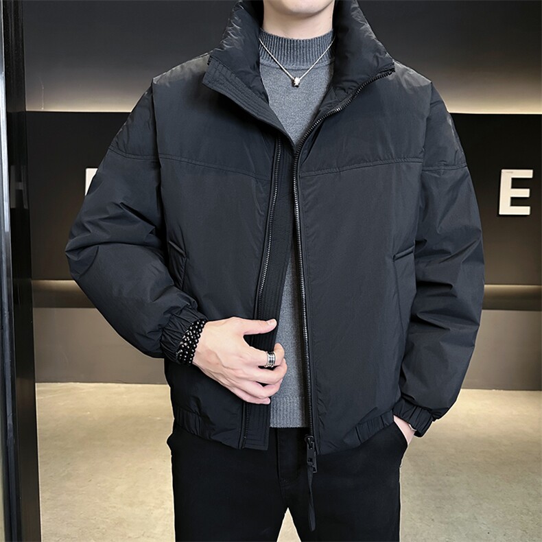 90新标2025冬设计款立领休闲加厚保暖宽松羽绒服外套5971-P295图片