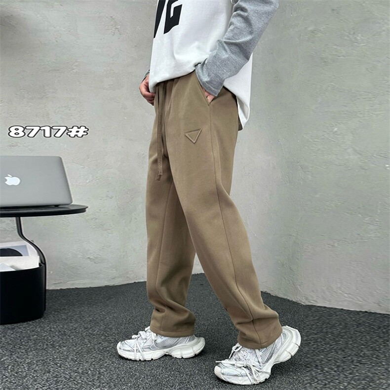 男宽松贴标休闲长裤潮流百搭阔腿裤A329-K8717-P65,男装休闲裤,电商A329