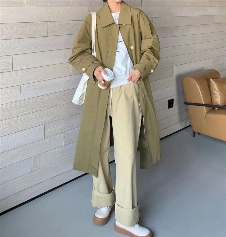 风衣，女装风衣，荷琦美好