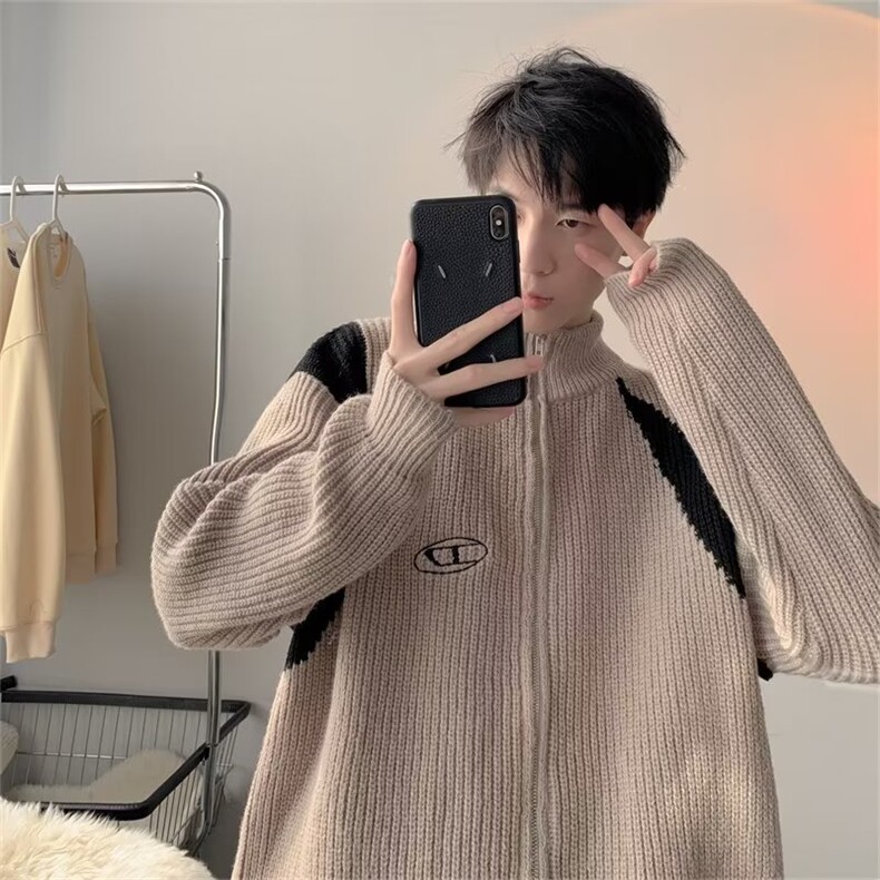 美式毛衣男慵懒风休闲针织衫 U05 P63图片